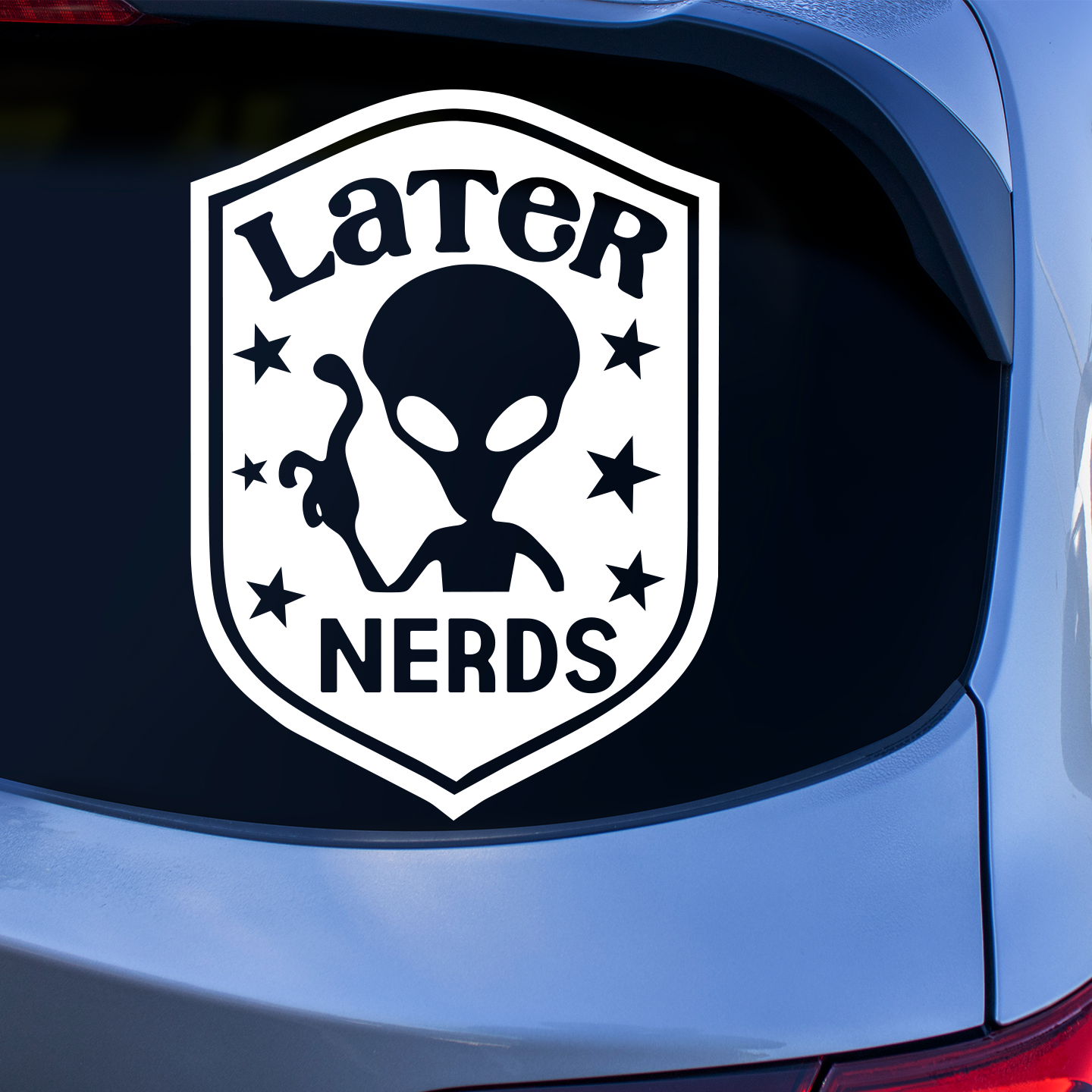 Alien UFO Stickers | Outerspace Extraterrestrial Car Stickers – Pet ...