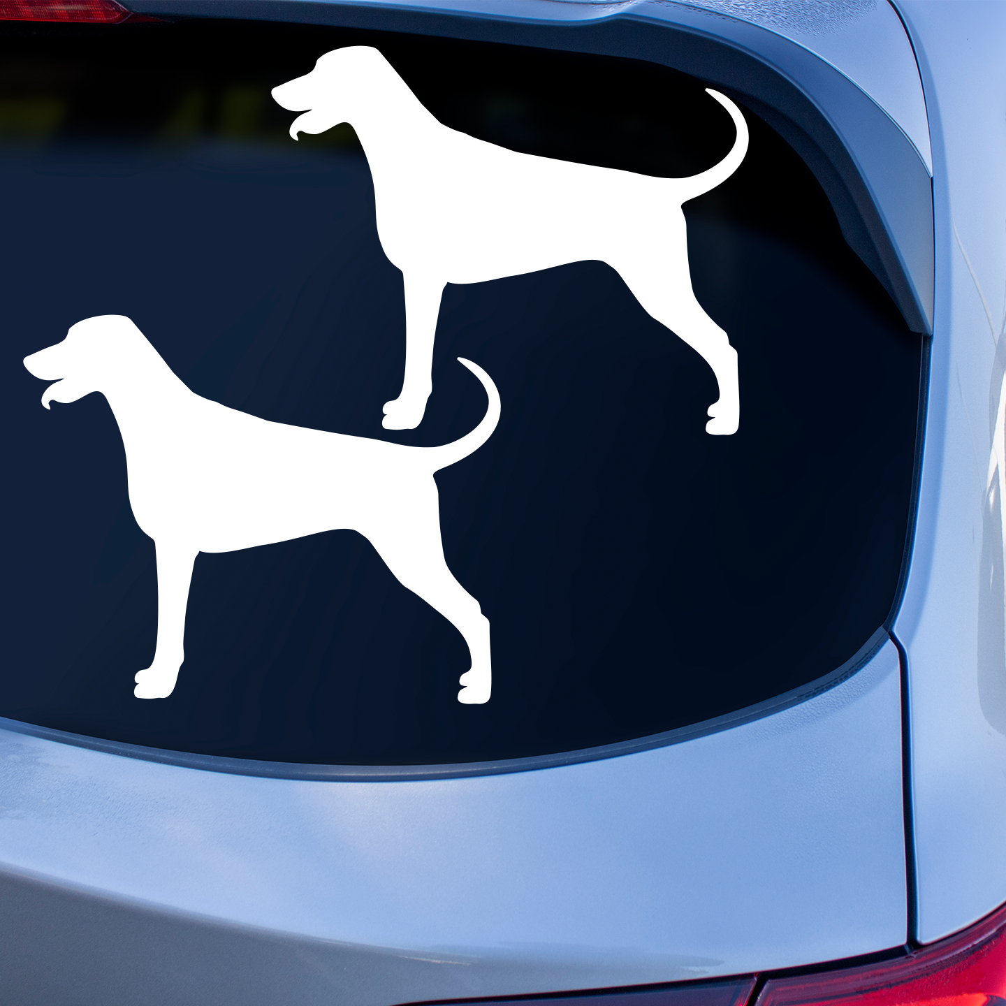 Dobermann Silhouette Stickers