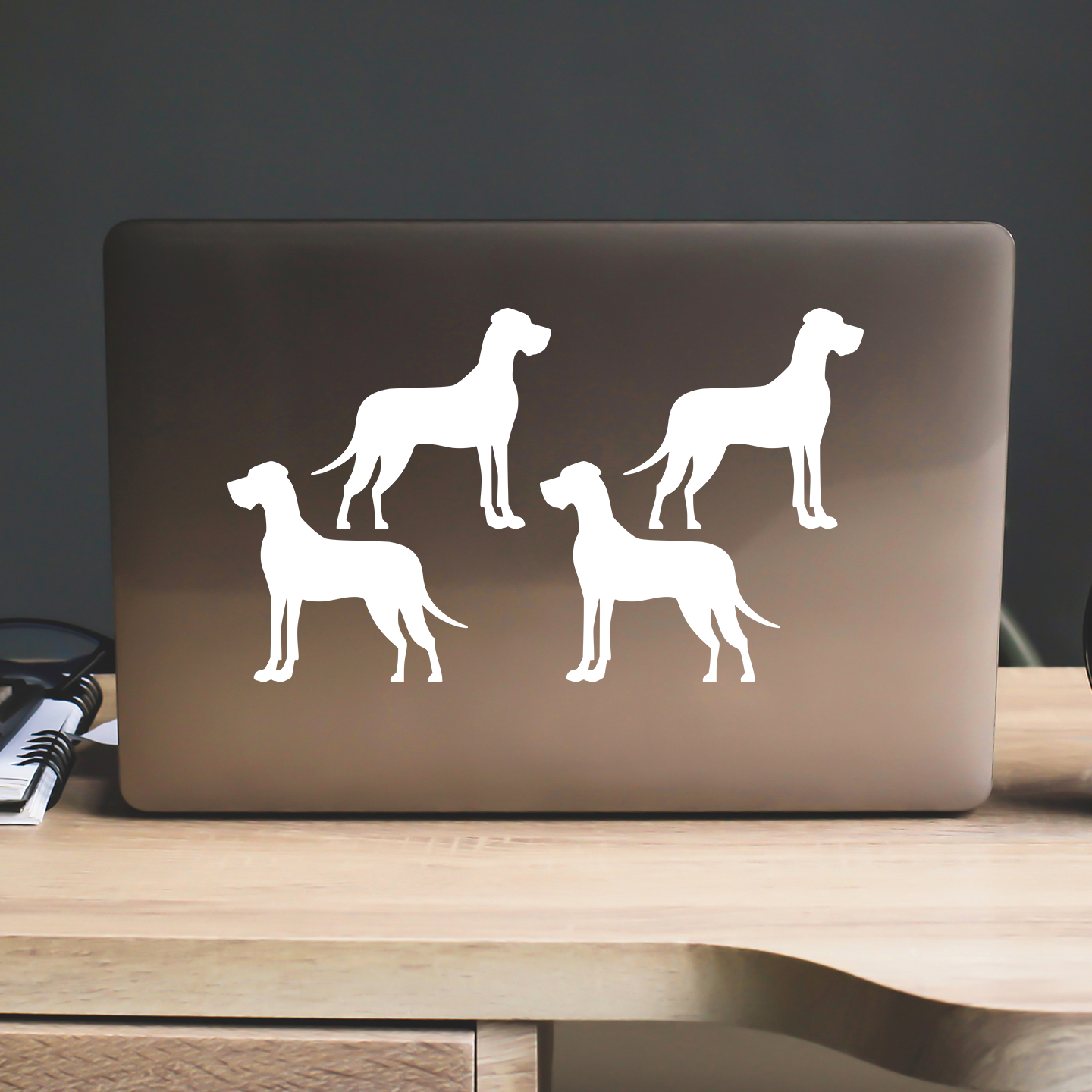 Great Dane Silhouette Stickers