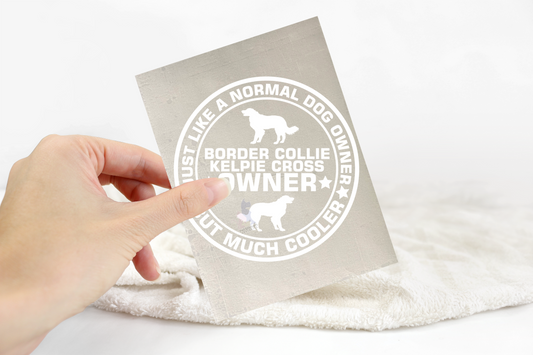 Border Collie Kelpie Cross Owner Sticker