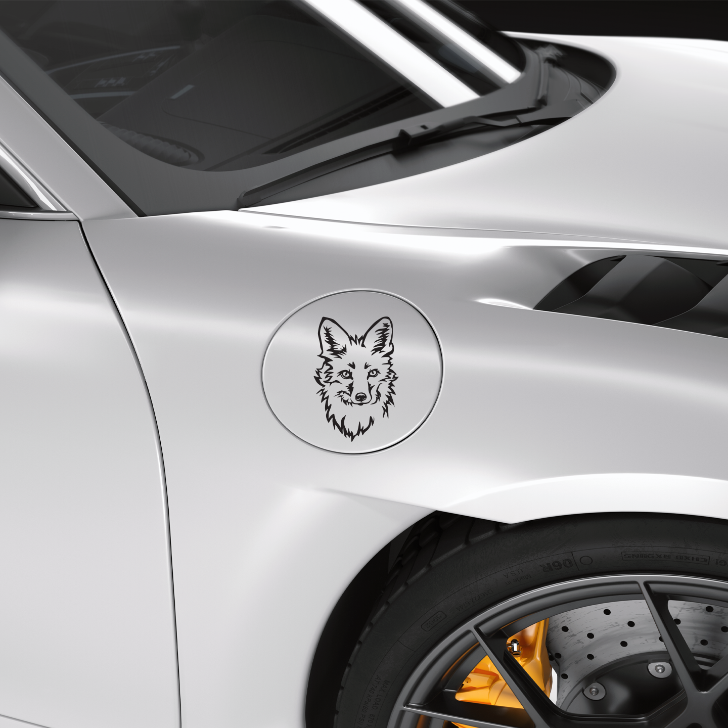Wild Fox Sticker