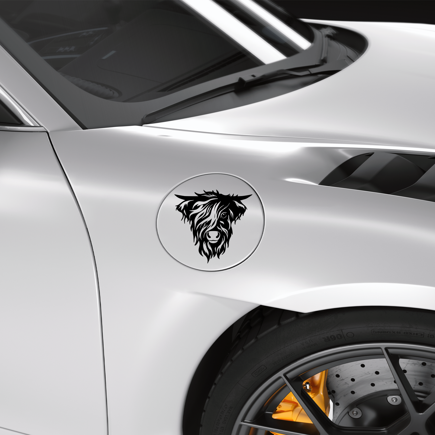 Highland Cow Sticker