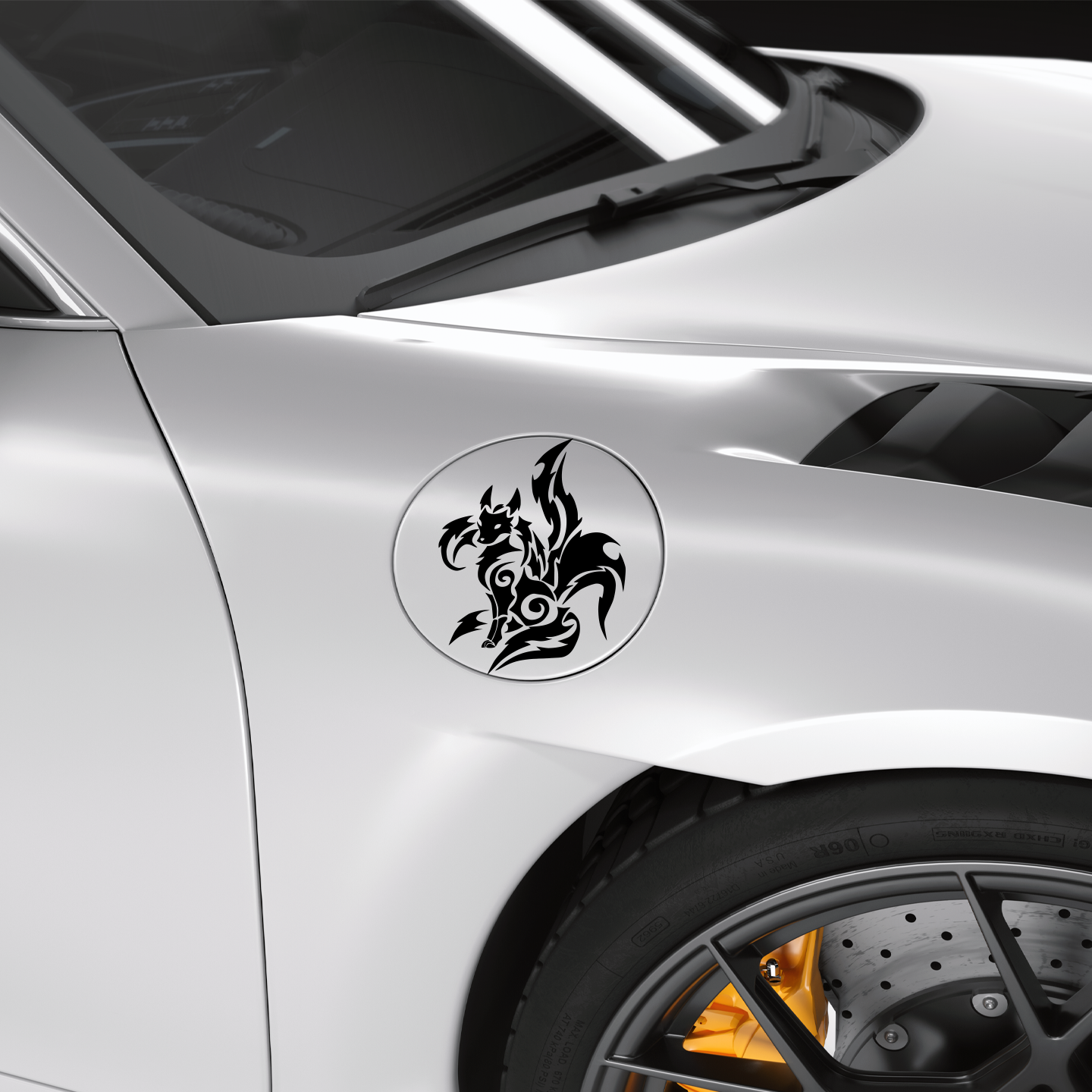 Nine Tailed Fox Sticker