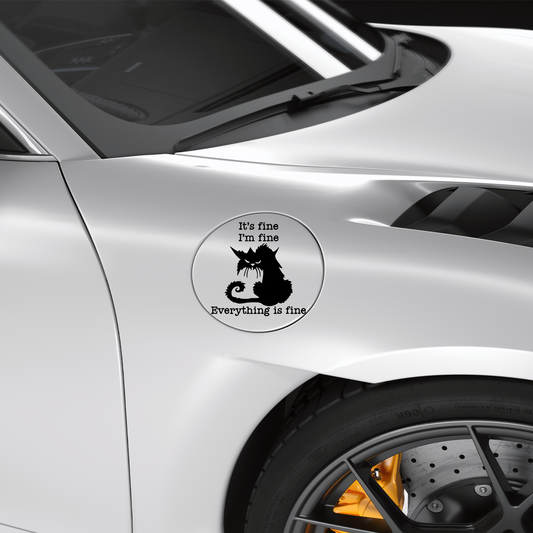 Everything Is Fine Sticker