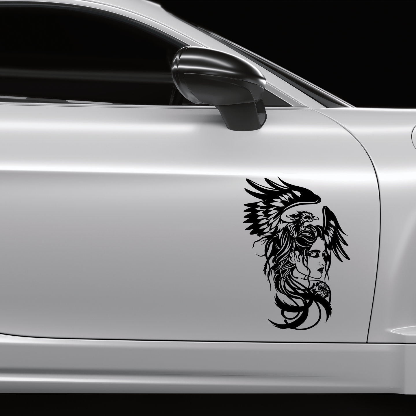 Phoenix Girl Sticker