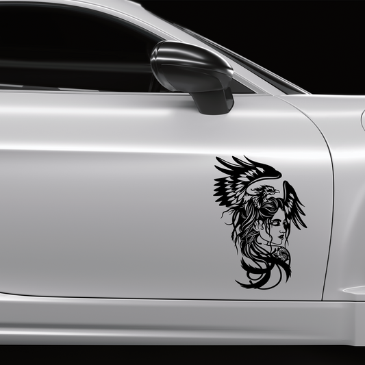 Phoenix Girl Sticker