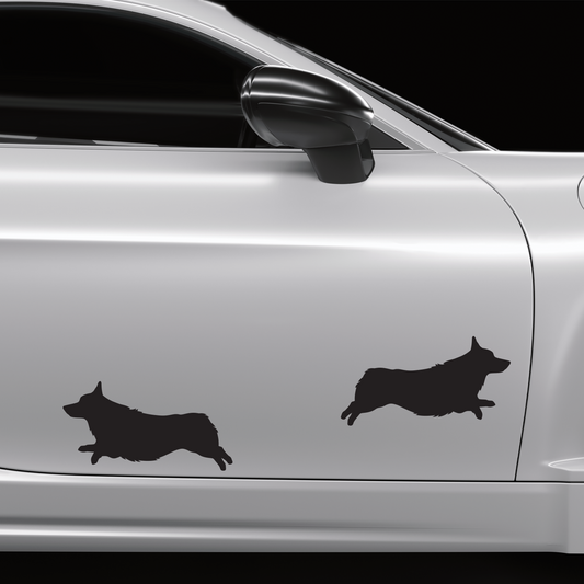 Corgi Silhouette Stickers