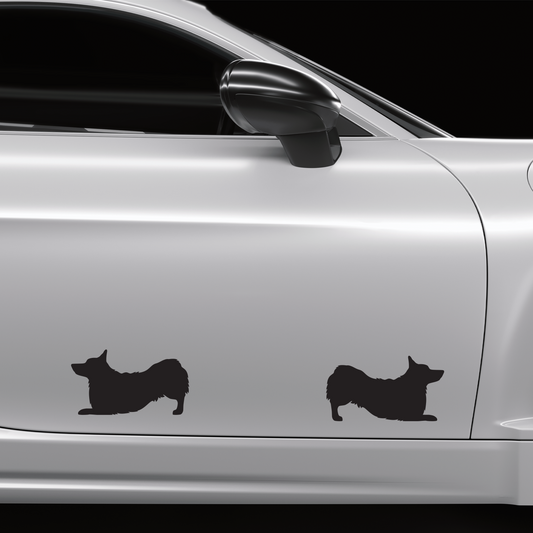 Corgi Silhouette Stickers