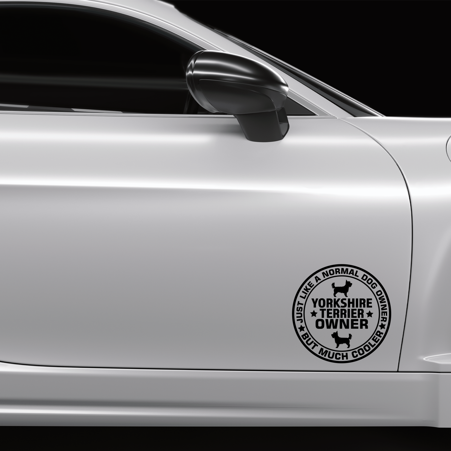 Yorkshire Terrier Dog Owner Sticker