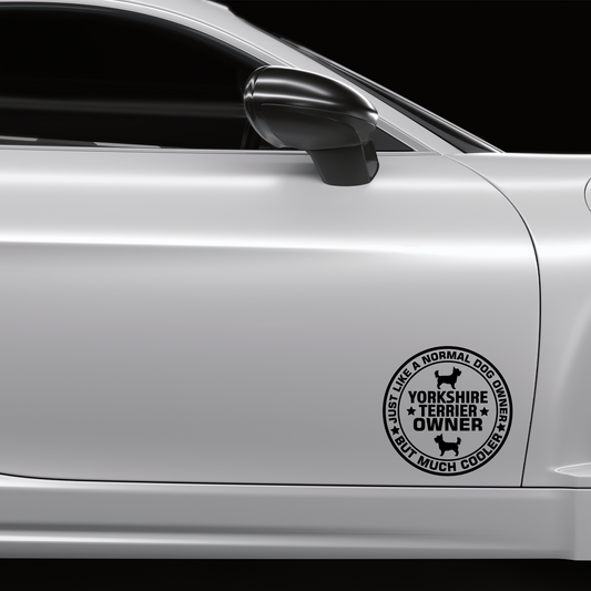 Yorkshire Terrier Dog Owner Sticker