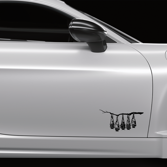 Hanging Bats Sticker