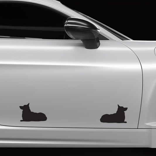 Corgi Silhouette Stickers