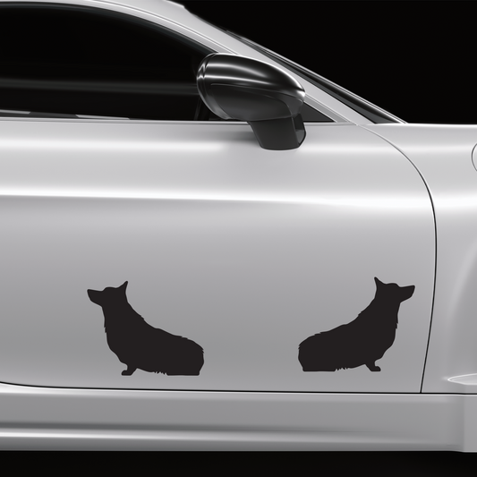Corgi Silhouette Stickers