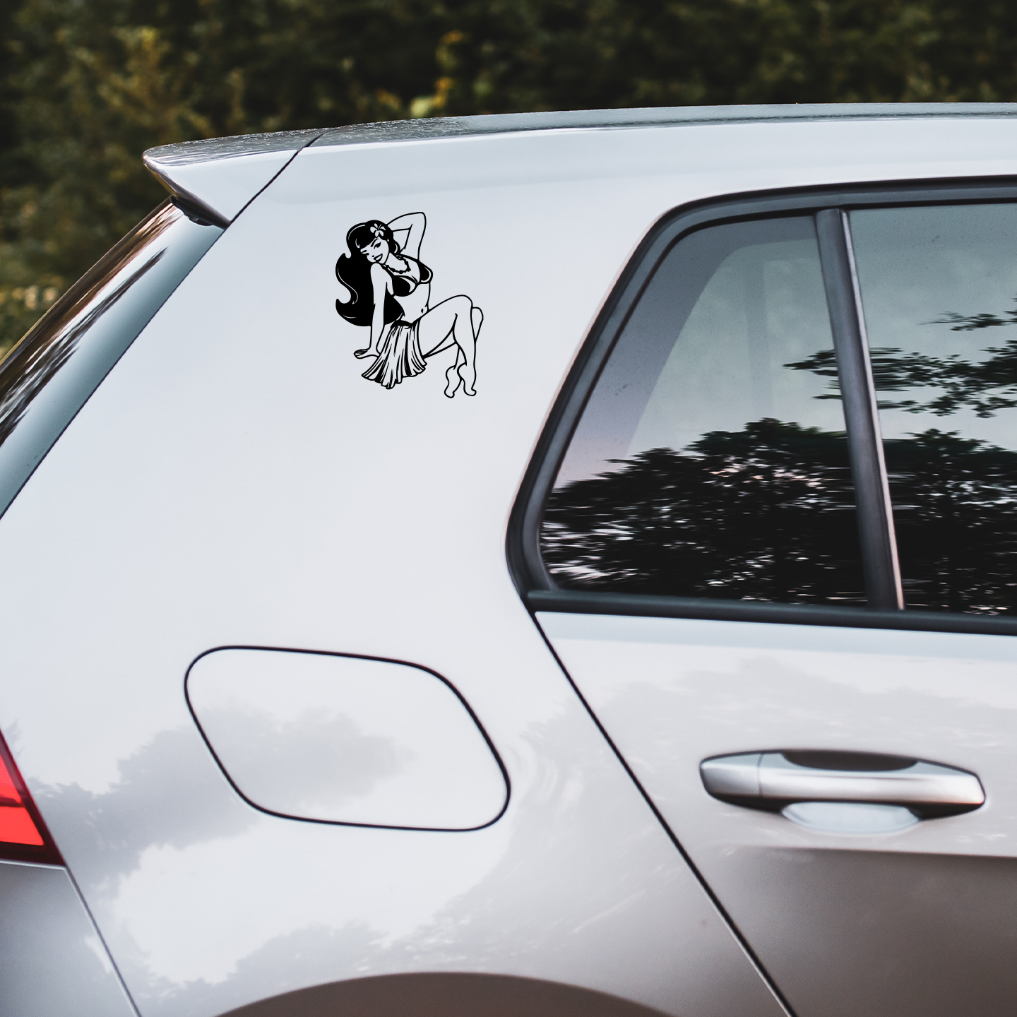 Hawaiian Hula Girl Sticker