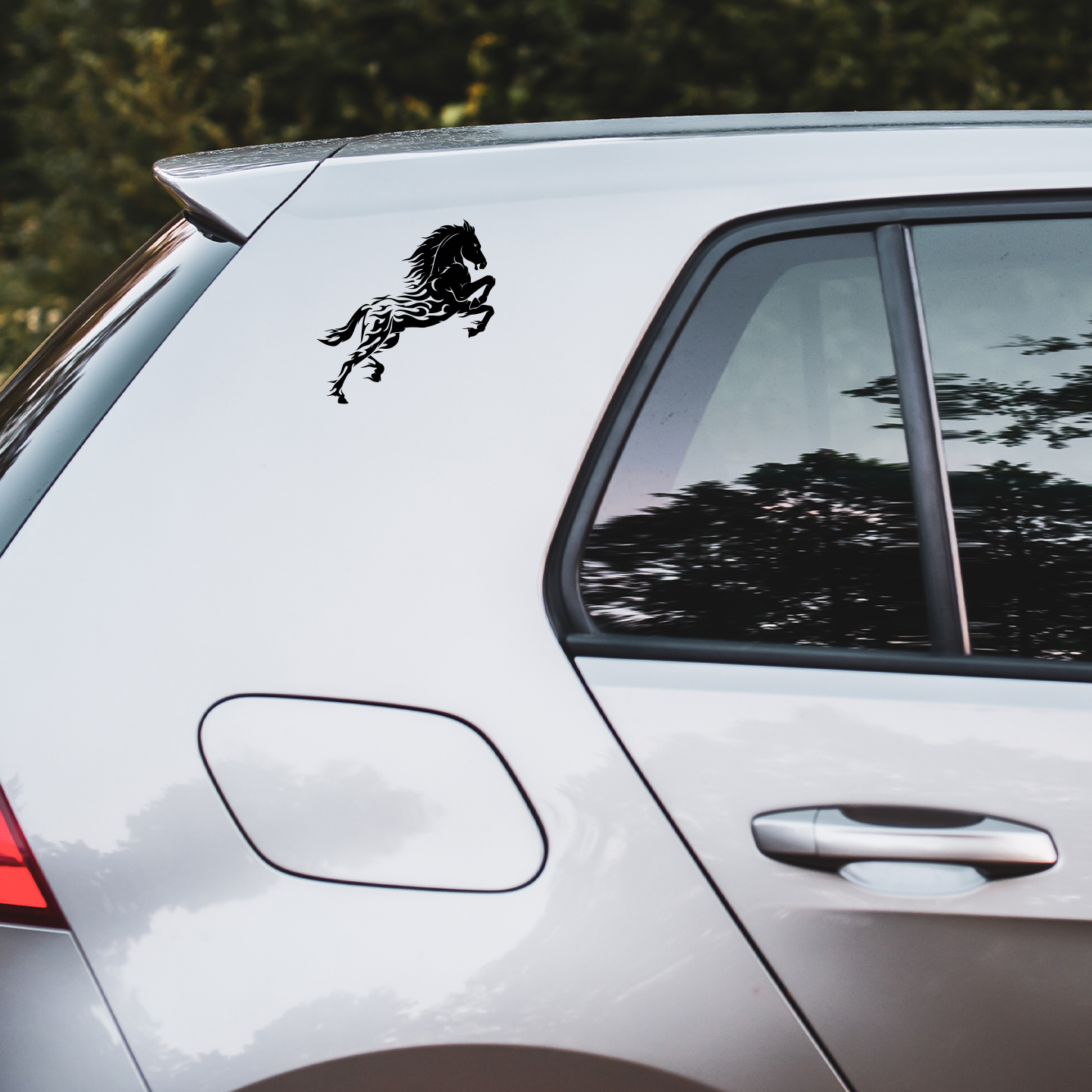 Horse Flames Sticker