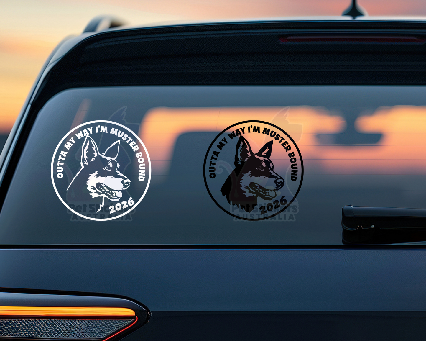 I'm Muster Bound 2026 Kelpie Sticker