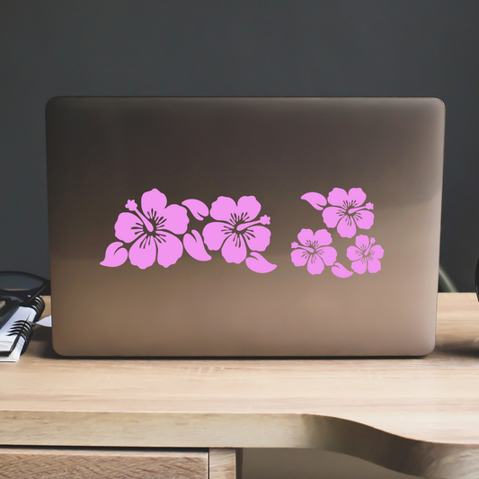 Hibiscus Flower Stickers