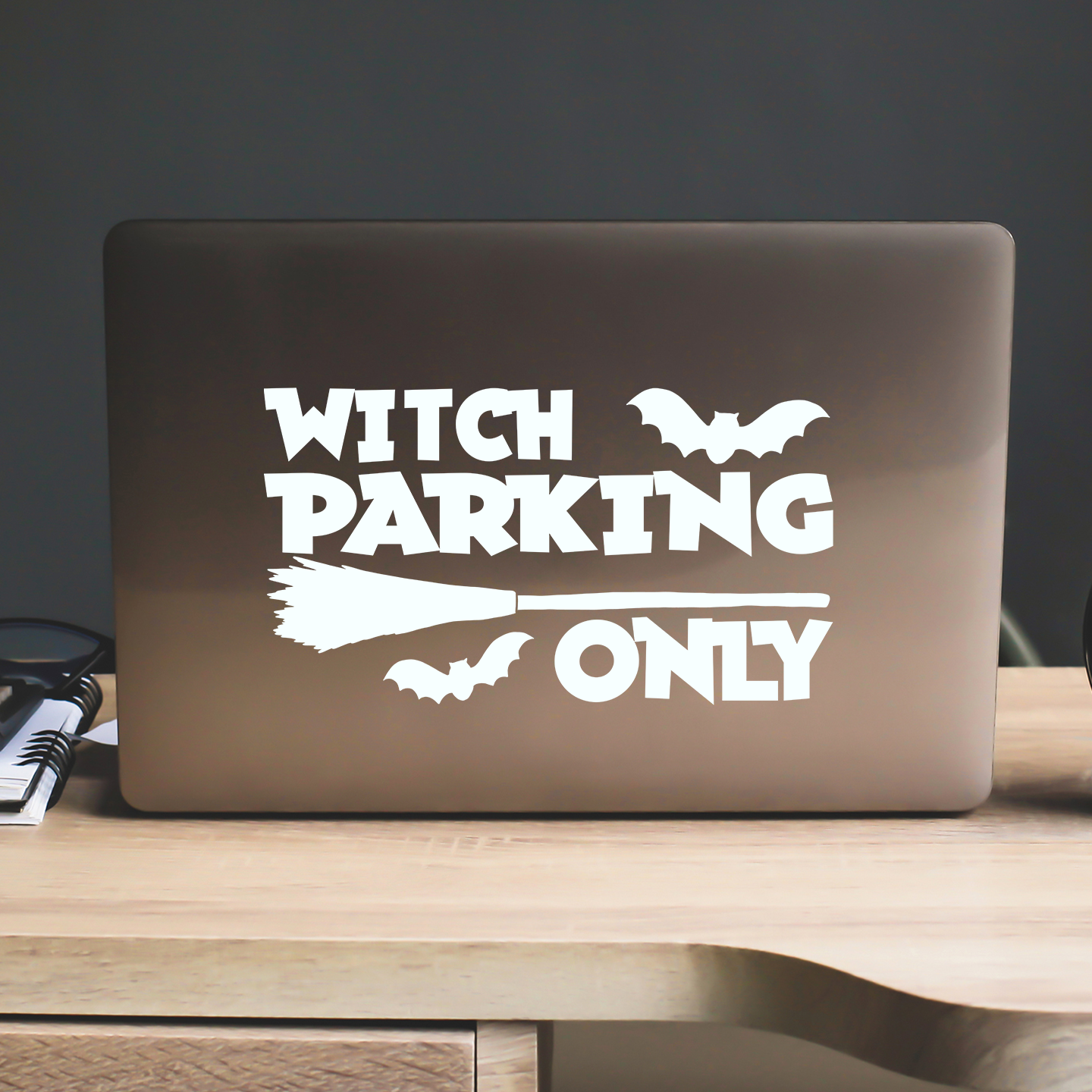 Witch Parking Only Sticker