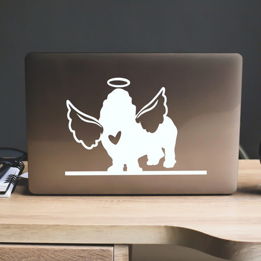 Basset Hound With Wings Sticker