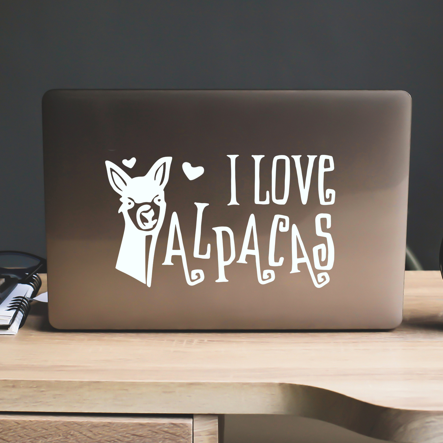 I Love Alpacas Sticker