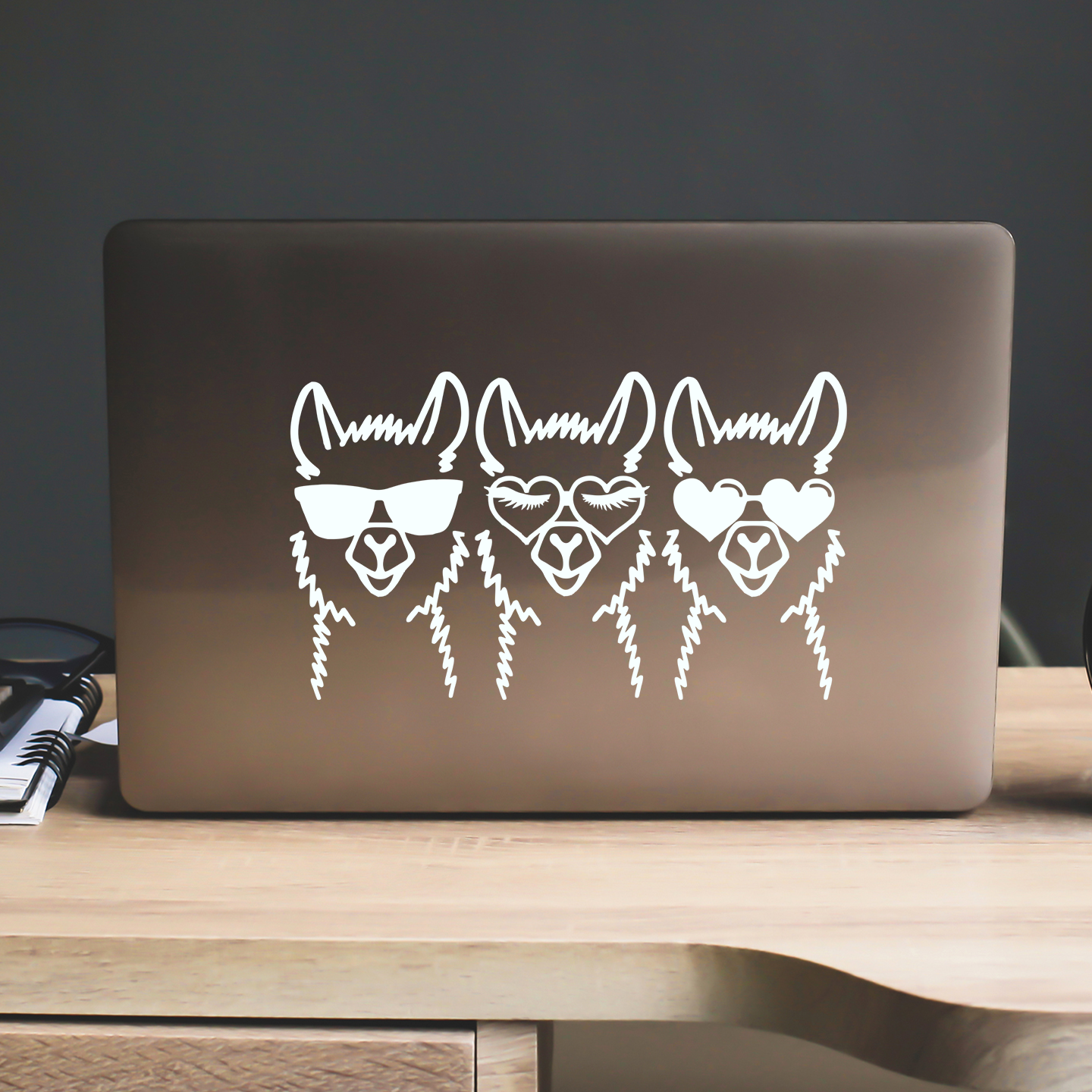 Funny Alpaca Trio Sticker