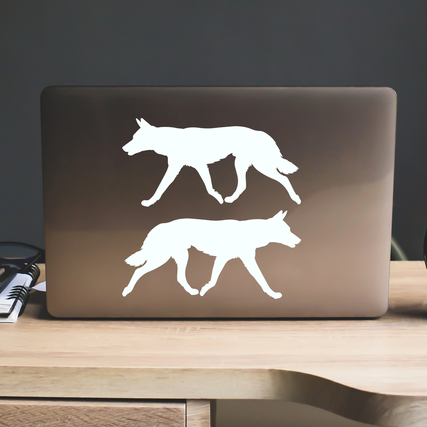 Dingo Silhouette Stickers