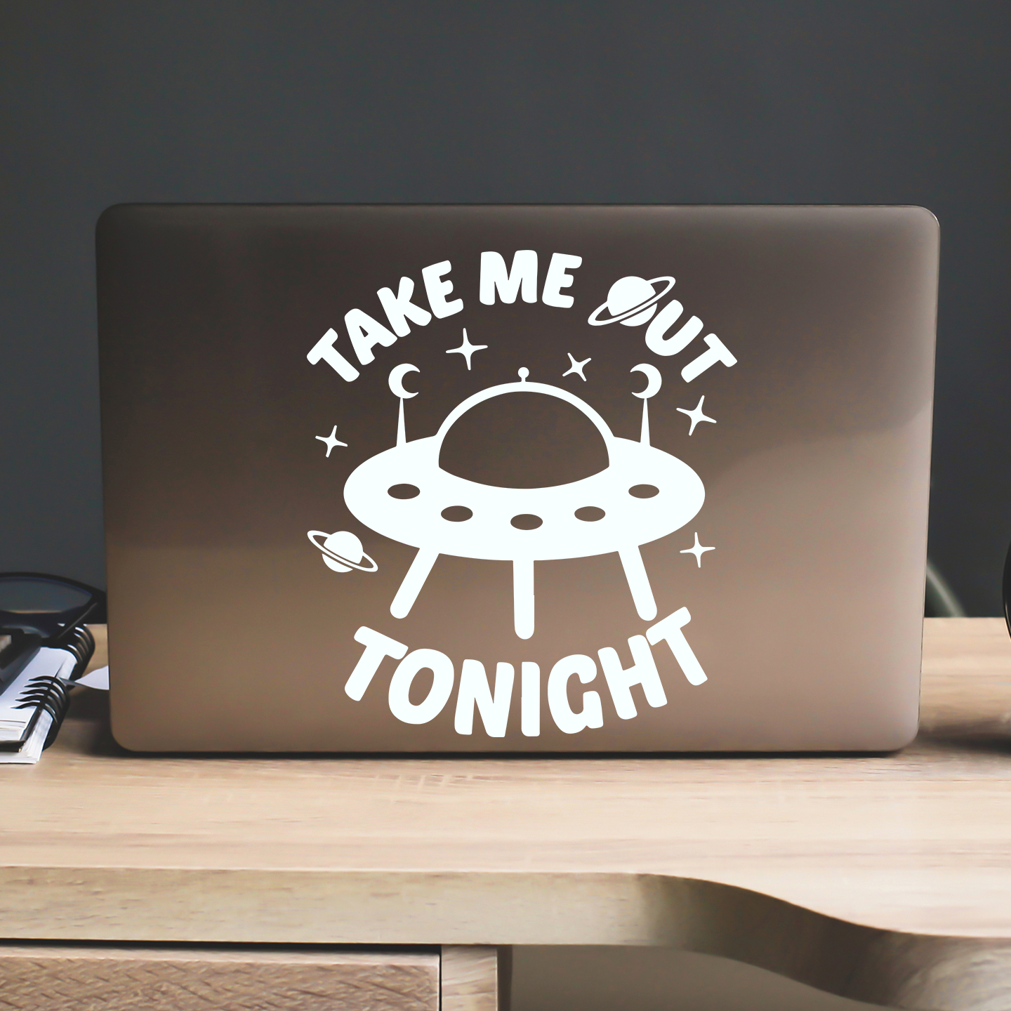UFO Take Me Out Tonight Sticker
