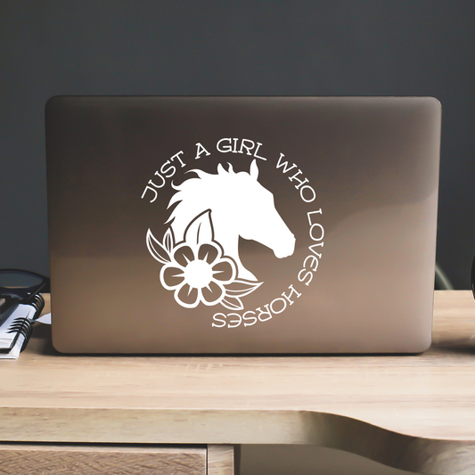 Just A Girl Who Loves Horses Sticker