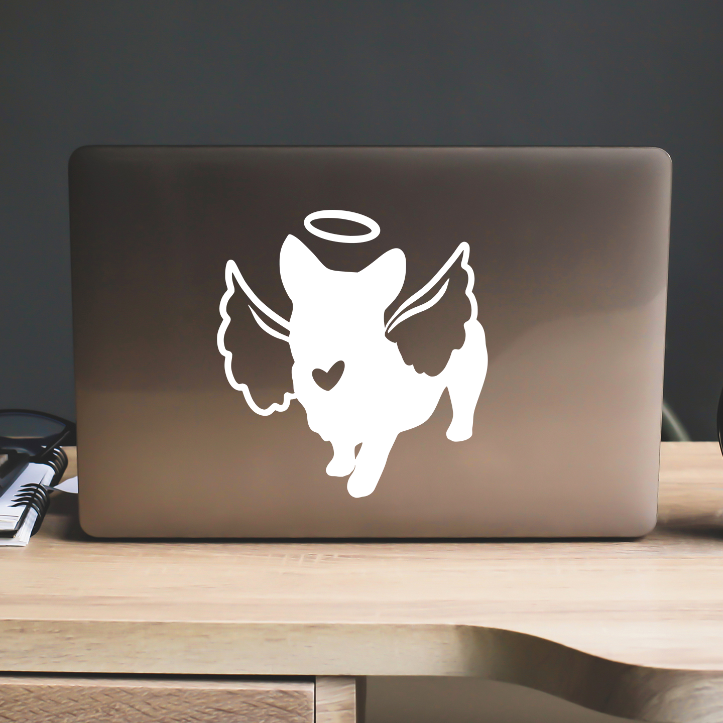 Corgi With Angel Wings Sticker