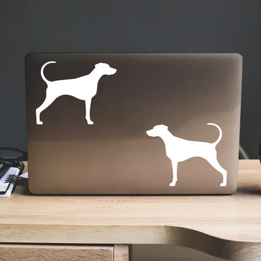 Dobermann Silhouette Stickers