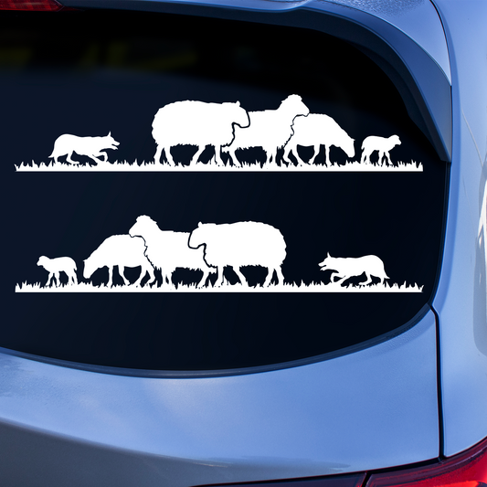 Kelpie Herding Stickers