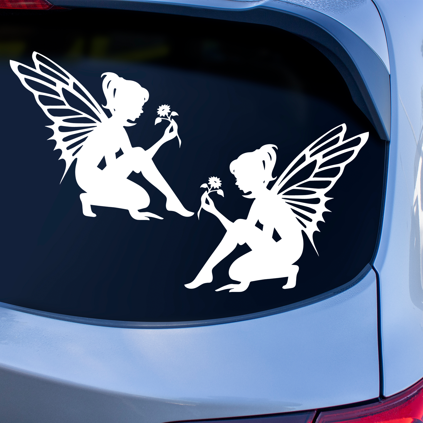 Fairy With Flower Stickers | Vinyl Decals For Your Car – Pet Stickers ...