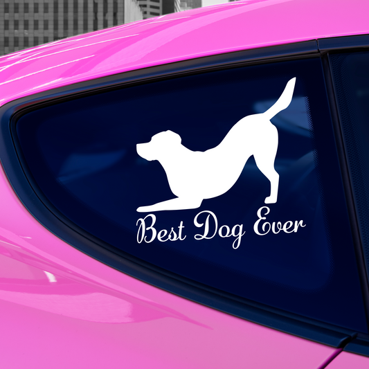 Labrador Retriever Best Dog Ever Sticker
