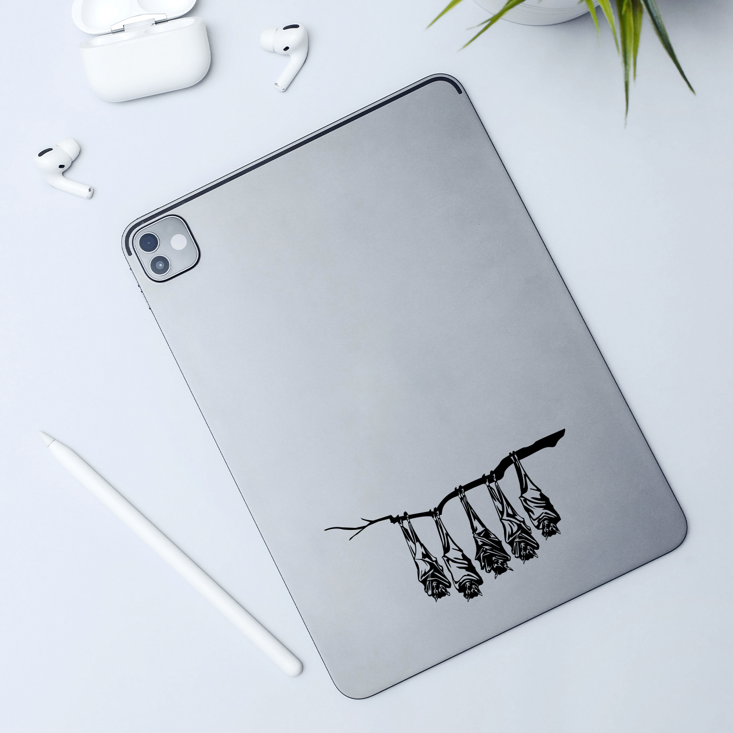 Hanging Bats Sticker