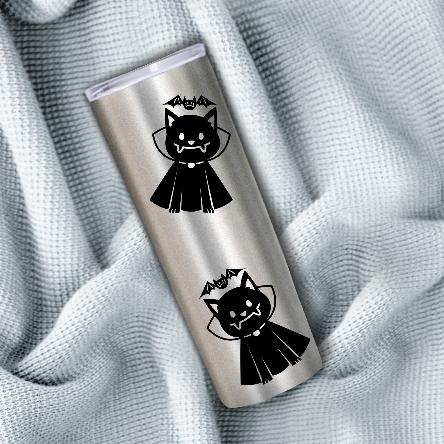 Halloween Dracula Cats Stickers