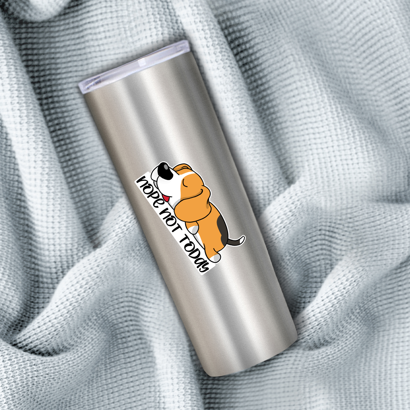 Beagle Nope Not Today Stickers