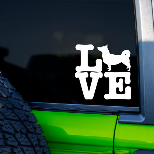 Swedish Vallhund Love Sticker