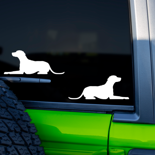 Dalmatian Silhouette Stickers