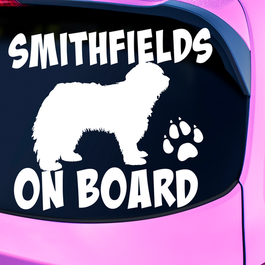 Smithfield On Board Sticker