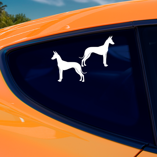 Pharaoh Hound Silhouette Stickers
