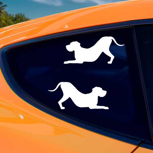 Great Dane Silhouette Stickers