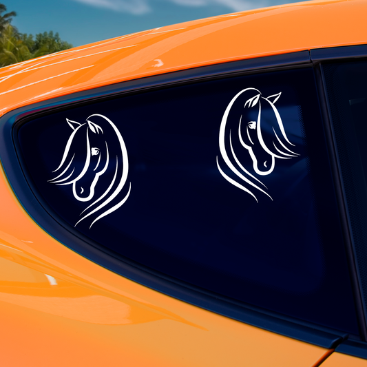 Minimalist Horse Stickers