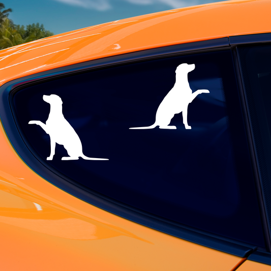 Dalmatian Silhouette Stickers