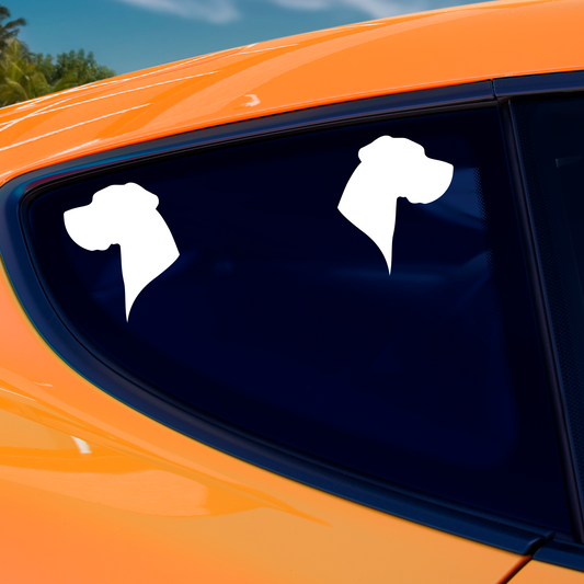 Great Dane Silhouette Stickers
