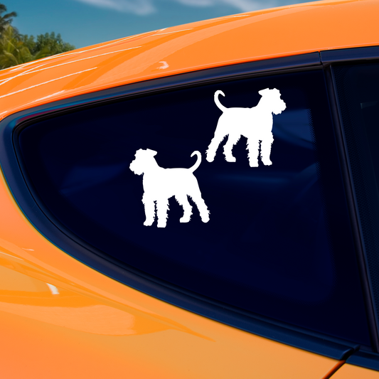 Airedale Terrier Silhouette Stickers