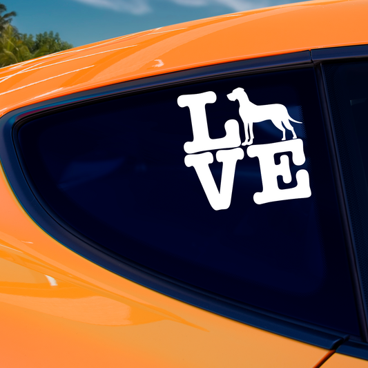 Great Dane Love Sticker