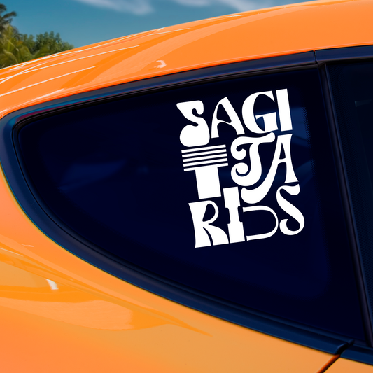 Sagittarius Retro Sticker