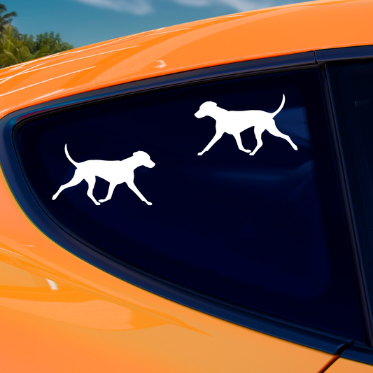 Dalmatian Silhouette Stickers
