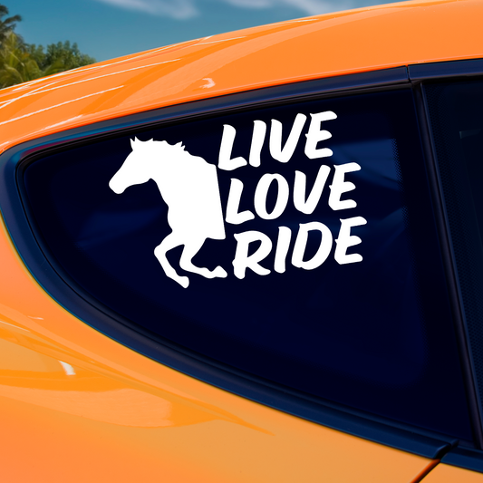 Live Love Ride Sticker