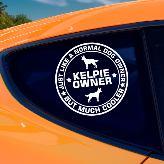 Kelpie Owner Sticker